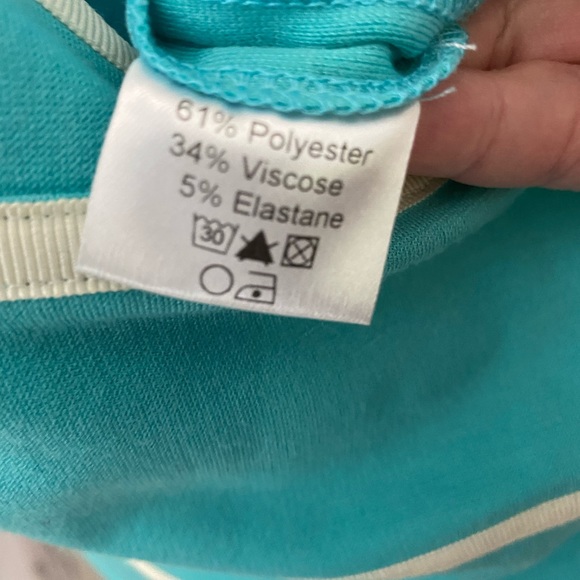 Regine turquoise dress size 12 - Picture 3 of 4